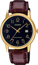 Relogio Casio Analogico MTP-V002GL-1BUDF - Marrom/Dourado