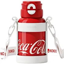 Garrafa Térmica Nonoo Coca-Cola NS580D1 com Porta-Garrafa - Vermelho 580ML