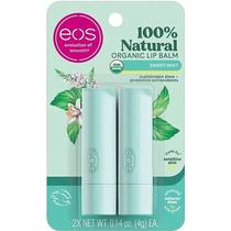 Eos Balsamo Labial Lip Natural Sweet Mint c/2 (Tubo) 2644 Hidratante s/C