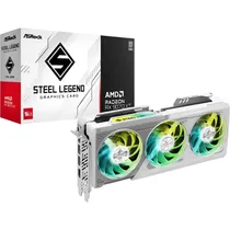 Placa de Vídeo Asrock AMD Radeon RX 9070 XT Steel Legend 16 GB GDDR6 - Branco