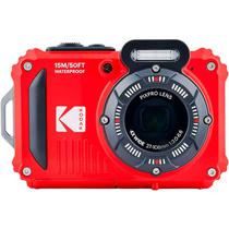 Camera Digital Kodak Pixpro WPZ2 - 16MP - 4X Zoom - A Prova D'Agua - Vermelho