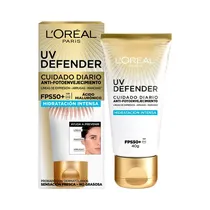 Protector Solar Facial Loreal Paris Uv Defender FPS50+ Hidrataci?N Intensa 40G