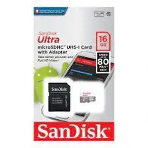 Memoria Micro SD Sandisk 16GB Ultra