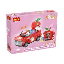 Cogo Bloques Cogo Fruit Series Blocks 232PCS Plastico 6+ Años Multicolor