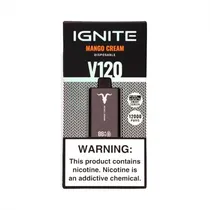 Dispositivo Descartavel Ignite V120 12000 Puffs Black Mango Cream