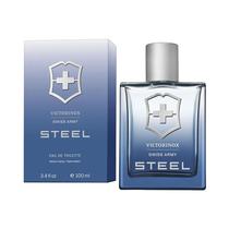 Victorinox Perfume Swiss Army Steel Masculino - Notas Principales: Hoja de Violeta, Lavanda. - N Blue