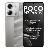 Celular Xiaomi Poco M7 Pro 5G DS/12RAM/512GB 6.67" Silver Global BR L/Peq