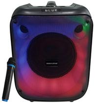 Speaker Megastar HYJ801BT 40WATTS com Bluetooth/Radio FM/Auxiliar/Micro SD - Preto