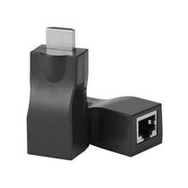 Adaptador Extender HDMI / RJ-45 30M RX / TX 4K - Preto