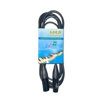 Cable de Micrófono Gold MC-500 XRL A XRL 5M Negro