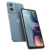 Smartphone Motorola Moto E15 XT2523-6 2/ 64GB / Tela 6.67 90HZ / Cam 32MP / Android 14 - Misty Blue (CX Slim)