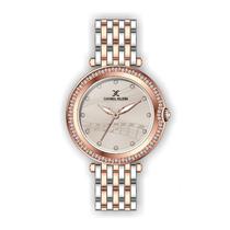 Relogio Analogico Feminino Daniel Klein Premium DK.1.12264-5 - Rosa Ouro e Prata