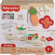 Conjunto de Cozinha de Madeira Fisher Price - HXT83
