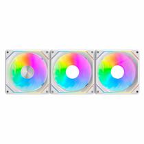 Cooler Fan para Gabinete Darkflash G24 120MM RGB 3 Em 1 - Branco