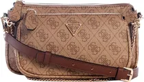 Bolsa Guess BG967271 LGW Feminina - Latte Logo/Brown