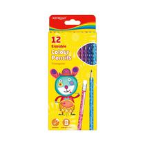 Lapices de Color Keyroad Colour Pencils Erasable KR971453 12 Unidades