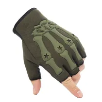 Luvas Táticas para Motocicleta Sem Dedos SP59006 Tam. M - Verde