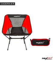 Maxgo Silla Plegable CADEIRA-8-R Rojo