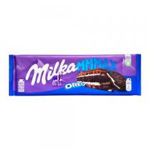 Barra Chocolate Milka Recheado Biscoito Oreo 300G