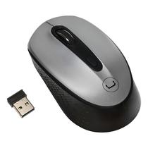 Mouse Wireless Unno Tekno Contour MS6528SV 800DPI Ajustavel/3 Botoes - Prata/Preto