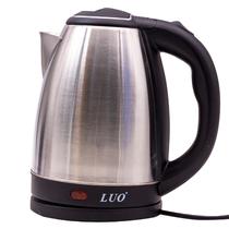 Chaleira Eletrica Luo LU-4925 Kettle 1.8 Litros / 220V / 1500W - Prata/Preto