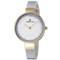 Relogio Analogico Daniel Klein Fiord DK11854-4 Feminino, Metal - Prata e Dourado