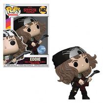 Funko Pop Stranger Things S4 Eddie W/Guitar Metallic *Ex* 1462