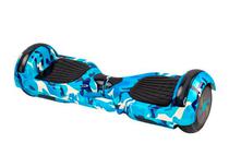 Scooter Eletrico Star Hoverboard 6.5 Bluetooth / LED / Bolsa - Azul Camuflado