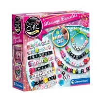 Kit de Juego Clementoni Crazy Chic Jewels 18634 Message Bracelets
