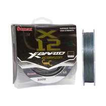 Hilo de Pesca Sumax Scorpion X-Braid X12 36.3KG 0.36MM 300M Gray