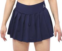 Short Saia Joog Sensitive Suplex Poliester Azul Feminino