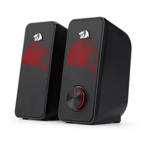 Speaker Gamer Redragon Stentor GS500 - USB/Aux - 10W - com RGB - Preto
