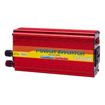 Inversor de Voltagem Parra Carro SFA-1500 / 1500W / DC12V / 220V - Vermelho