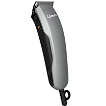 Cortador de Cabelo Elétrico Quanta QTCE50 - Preto/Cinza
