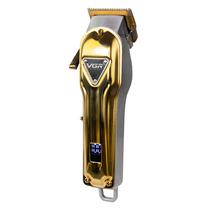 Maquina de Cortar Cabelo VGR V-140 - Recarregavel - Bivolt - Dourado