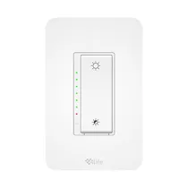 Interruptor Inteligente 4LIFE Smart Dimmer Switch 2.4GHZ - Branco (FL7012) Tuya Smart Life, Amazon Alexa e Google Assistant 100-240V - 50/60HZ