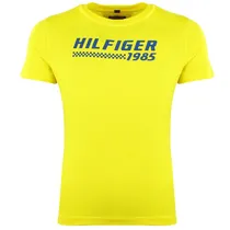 Camiseta Tommy Hilfiger Masculino KB0KB03911-711 08 Amarelo