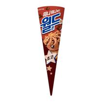 Sorvete Cone Crocante Chocolate 160ML Lotte Korea