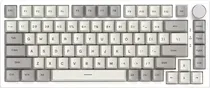 Teclado Attack Shark K85 RGB Gray (Inglês com Fio) Switch Magnetic
