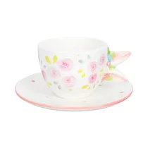 Taza Con Plato Life Home PS-332784 Pascua 2 Piezas