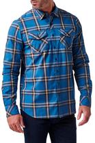 Camisa 5.11 Tactical Gunner Plaid 72530-044 Cobalt Blue Masculina