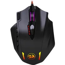 Mouse Gamer Redragon Impact M908 RGB USB - Preto
