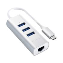 Hub Satechi ST-TC2N1USB31AS 4 En 1 USB-C Plata