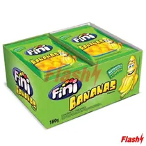 Bala de Gelatina Fini Banana 12X15G