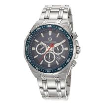 Relogio Analogico Masculino Sergio Tacchini Archivio ST.1.10043-2 com Pulseira de Aco Inoxidavel - Prata