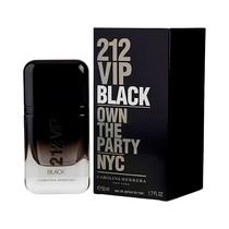 Perfume Masculino Carolina Herrera 212 Vip Black 50ML Edp