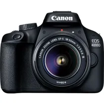 Câmera Canon Eos 4000D Ef-s 18-55MM III Kit - Black
