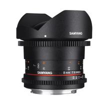 Lente Cine Samyang Canon Ef VDSLR 8MM T/3.8 II Umc