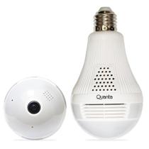 Camera de Seguranca IP Quanta QTLCW360N - 2MP Full HD - Lampada - Branco