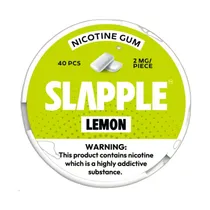 Goma de Nicotina Slapple Gum Lemon 2MG (40 Unidades)